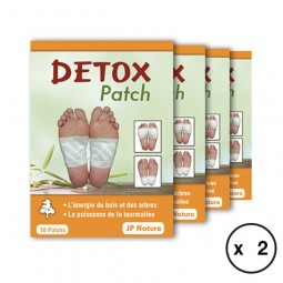 Détox patch - Foot patch JP NATURE - Détox complète x2 - 80 patchs